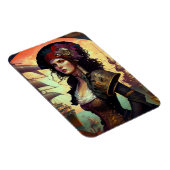 Pirate Woman Fantasy Art Magneet (Rechterzijde)