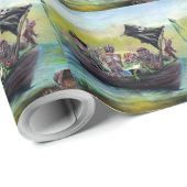 Pirate Wrapping Paper Cadeaupapier (Rol Hoek)