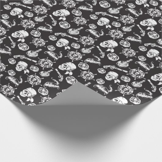 Pirate Wrapping Paper Cadeaupapier (Hoek)