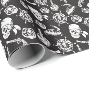 Pirate Wrapping Paper Cadeaupapier