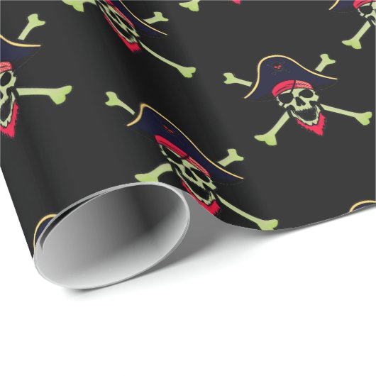 Pirate Wrapping Paper Cadeaupapier (Rol Hoek)