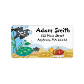Pirate Zee Creatures Adresetiketten Etiket (Voorkant)