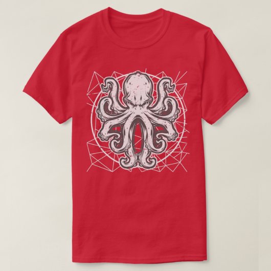 Pirate Zee Kraken Gift Octopus T-shirt (Design voorkant)