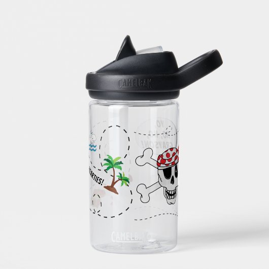 Pirate zegt waterfles (Links)