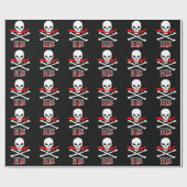 Pirate Zijne Cadeaupapier (Vlak)