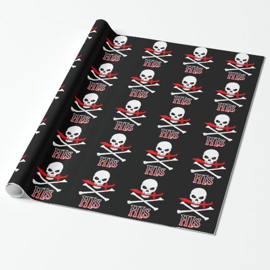 Pirate Zijne Cadeaupapier (Uitgerold)