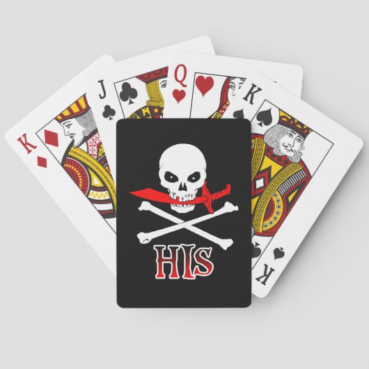 Pirate Zijne Speelkaarten (Achterkant)