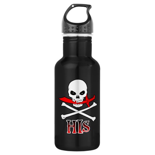 Pirate Zijne Waterfles (Voorkant)