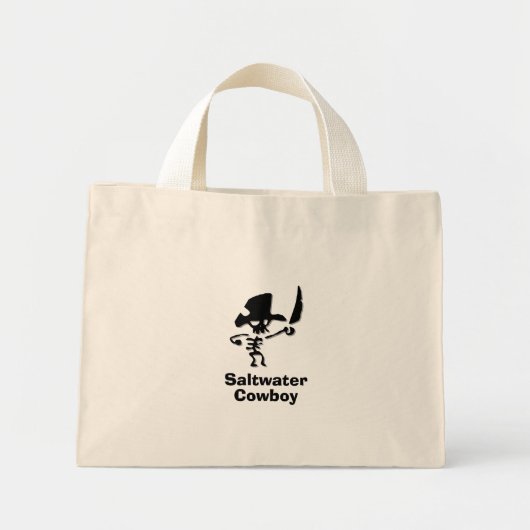Pirate zoutwater cowboy mini tote bag (Voorkant)