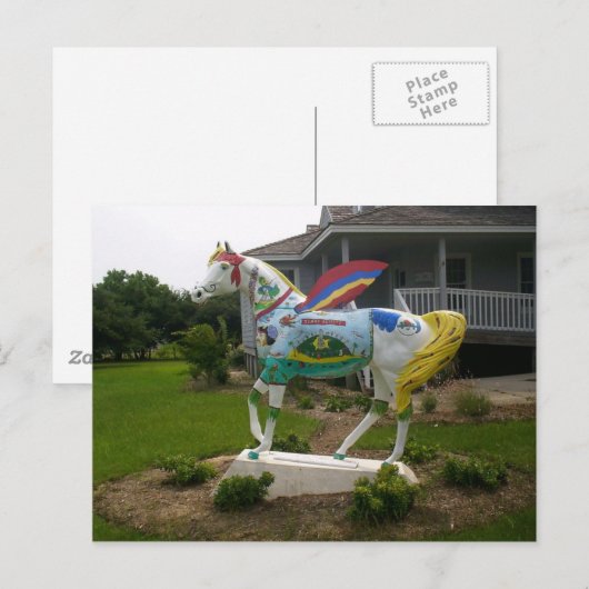 Pirated Winged Horse Briefkaart (Voorkant / Achterkant)