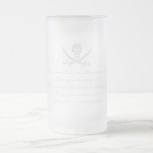 PirateLife, GlassSteinMug Matglas Bierpul