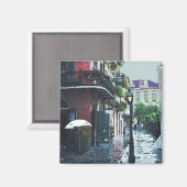 Piraten Alley in de regen Magneet (Voorkant / Achterkant)