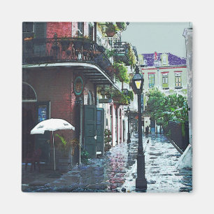 Piraten Alley in de regen Magneet