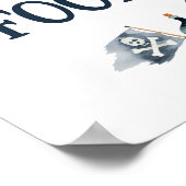 Piraten Baby showers Voedsel Teken Poster (Hoek)