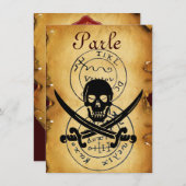 PIRATEN BEHANDELINGSKAARTEN, SCHOOLSTOFSCHAKELAARS AANKONDIGING (Voorkant / Achterkant)