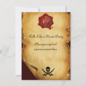 PIRATEN BEHANDELINGSKAARTEN, SCHOOLSTOFSCHAKELAARS AANKONDIGING (Achterkant)