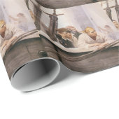  Piraten Brig Covenant in a Fog door NC Wyeth Cadeaupapier (Rol Hoek)