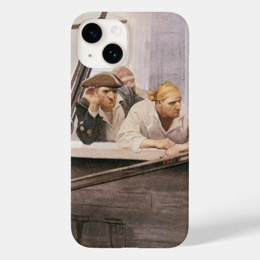  Piraten Brig Covenant in a Fog door NC Wyeth Case-Mate iPhone Case (Achterkant)