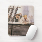 Piraten Brig Covenant in a Fog door NC Wyeth Muismat (Met muis)