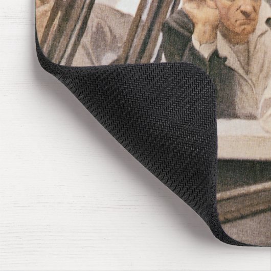  Piraten Brig Covenant in a Fog door NC Wyeth Muismat (Hoek)