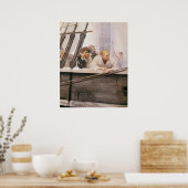  Piraten Brig Covenant in a Fog door NC Wyeth Poster (Keuken)