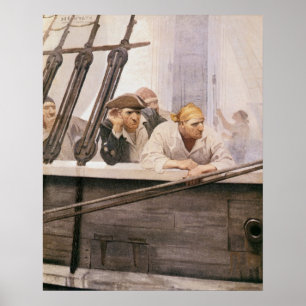  Piraten Brig Covenant in a Fog door NC Wyeth Poster