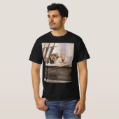 Piraten Brig Covenant in a Fog door NC Wyeth T-shirt (Voorkant volledig)