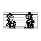 Piraten bruiloft rubberstempel (Afrduk)
