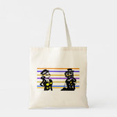Piraten bruiloft tote bag (Achterkant)