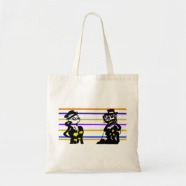 Piraten bruiloft tote bag