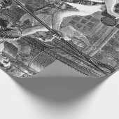 piraten die strijden en op het schip Drink Cadeaupapier (Hoek)