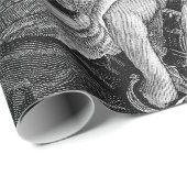 piraten die strijden en op het schip Drink Cadeaupapier (Rol Hoek)