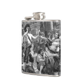  piraten die strijden en op het schip Drink Heupfles (Links)