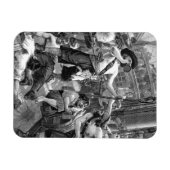 piraten die strijden en op het schip Drink Magneet (Horizontaal)