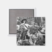 piraten die strijden en op het schip Drink Magneet (Voorkant / Achterkant)