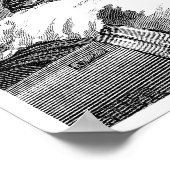  piraten Drink en strijdende tegen het schip Poster (Hoek)