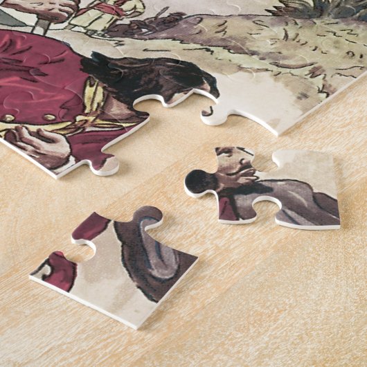 Piraten, Duel tot de dood op het strand Legpuzzel (Zijkant)