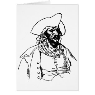 Piraten, een Buccaneer Sketch van Howard Pyle