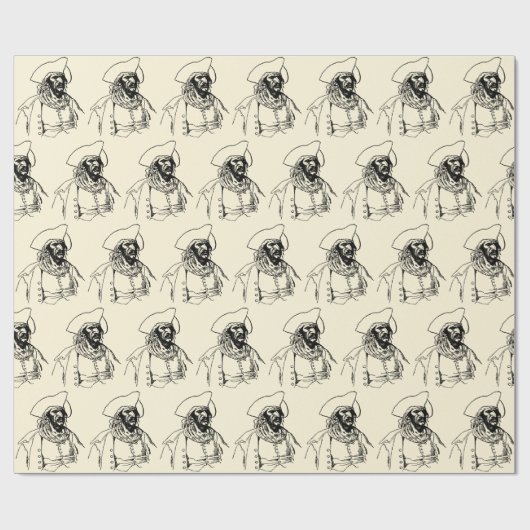  Piraten, een Buccaneer Sketch van Howard Pyle Cadeaupapier (Vlak)