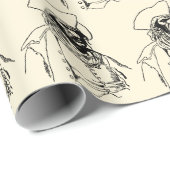  Piraten, een Buccaneer Sketch van Howard Pyle Cadeaupapier (Rol Hoek)