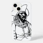  Piraten, een Buccaneer Sketch van Howard Pyle Case-Mate iPhone Case (Achterkant)