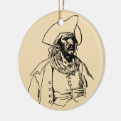  Piraten, een Buccaneer Sketch van Howard Pyle Keramisch Ornament (Links)