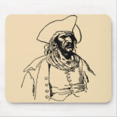 Piraten, een Buccaneer Sketch van Howard Pyle Muismat (Voorkant)