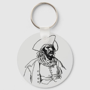  Piraten, een Buccaneer Sketch van Howard Pyle Sleutelhanger
