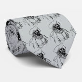 Piraten, een Buccaneer Sketch van Howard Pyle Stropdas (Opgerold)