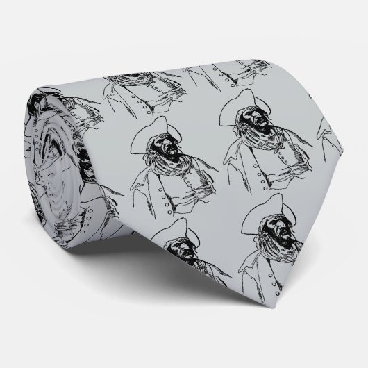 Piraten, een Buccaneer Sketch van Howard Pyle Stropdas (Opgerold)