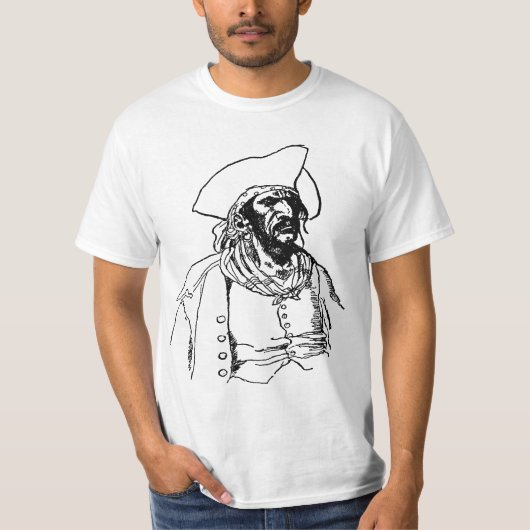  Piraten, een Buccaneer Sketch van Howard Pyle T-shirt (Voorkant)