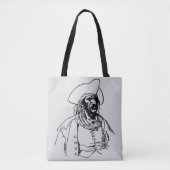 Piraten, een Buccaneer Sketch van Howard Pyle Tote Bag (Voorkant)