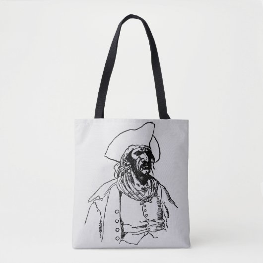  Piraten, een Buccaneer Sketch van Howard Pyle Tote Bag (Voorkant)