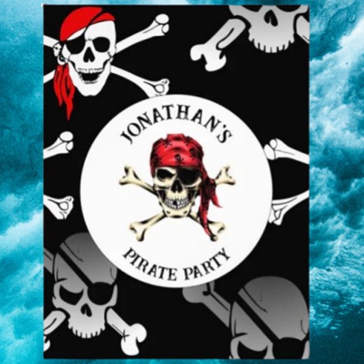 PIRATEN- EN GEKRUISDE BOTTEN poster
